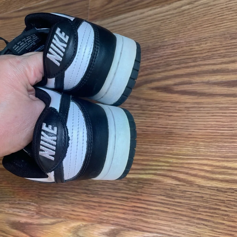 Nike Dunk Low Retro Panda Black White Black 2021 DD1391 100 Men's 7 Women's 8.5